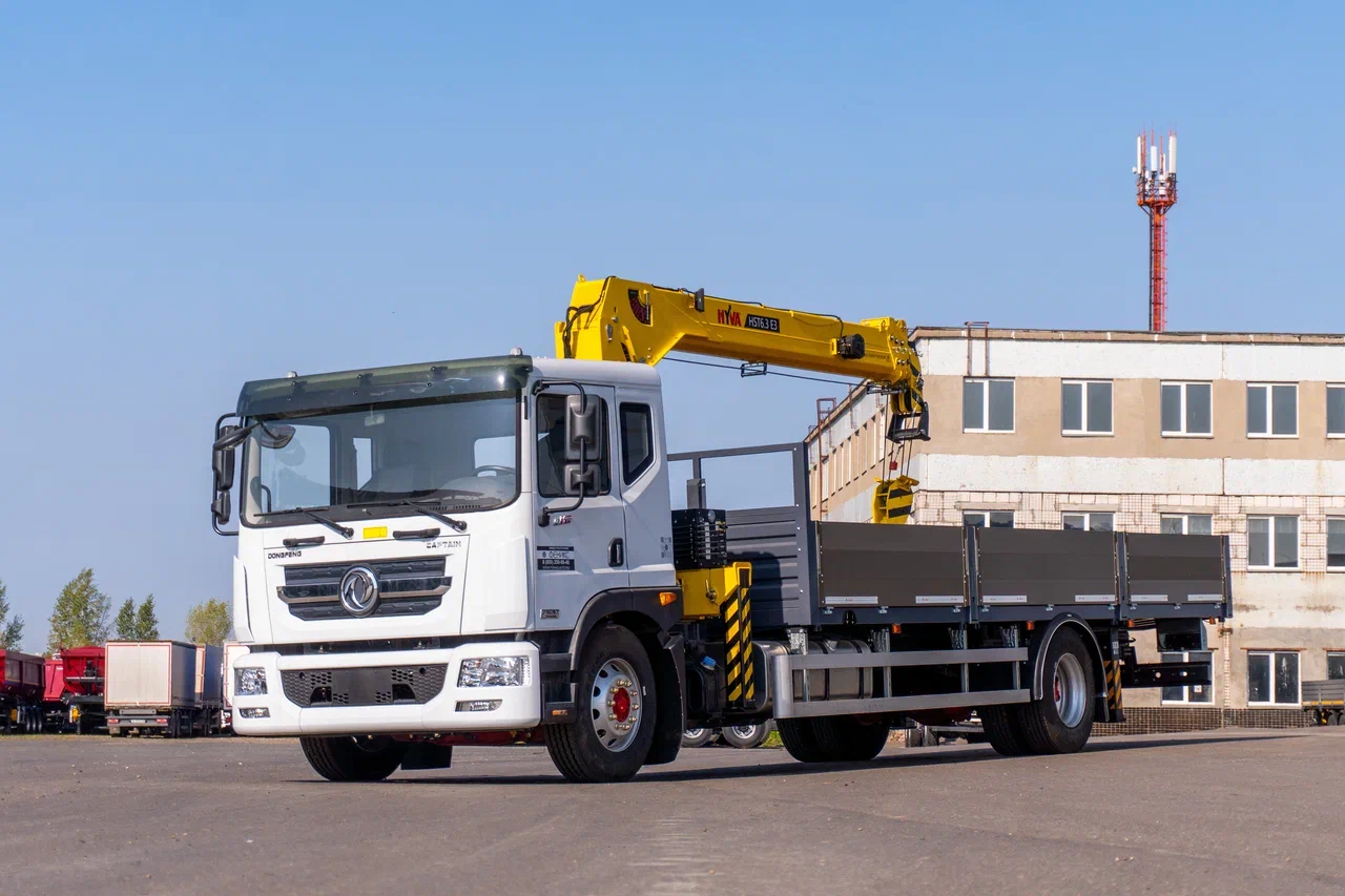 КМУ HYVA6.3. DONGFENG C180LS борт 7,5 м